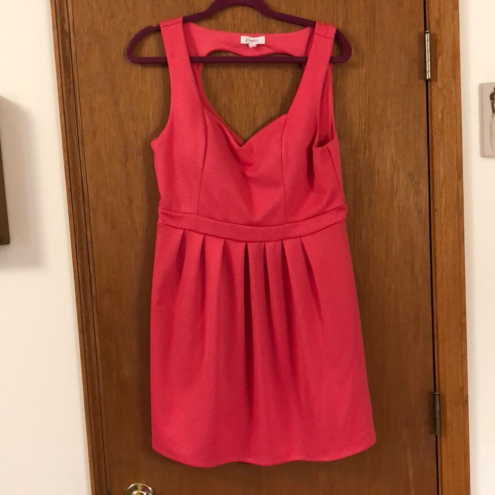 Pink dress with heart back
